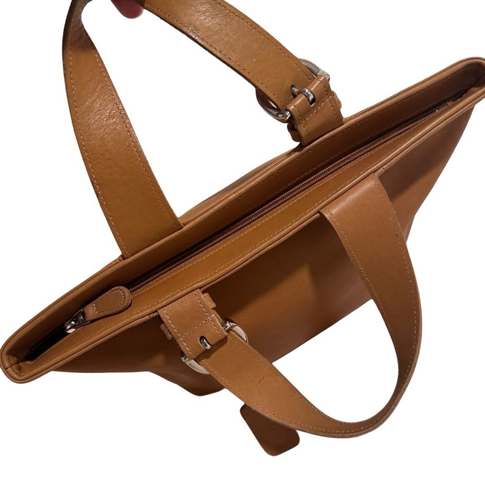 Vintage Coach Waverly Mini Tote Handbag in Saddle/Tan/Buckskin/Camel EUC No.4133 - Picture 7 of 17